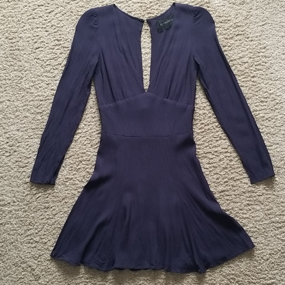 Reformation open back dress XSmall